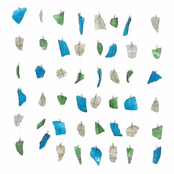 BGW Sea Glass Wall Hanger 18x18" - Image 3