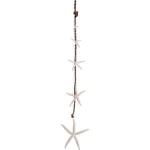 White Hanging Finger Starfish Strand 48"