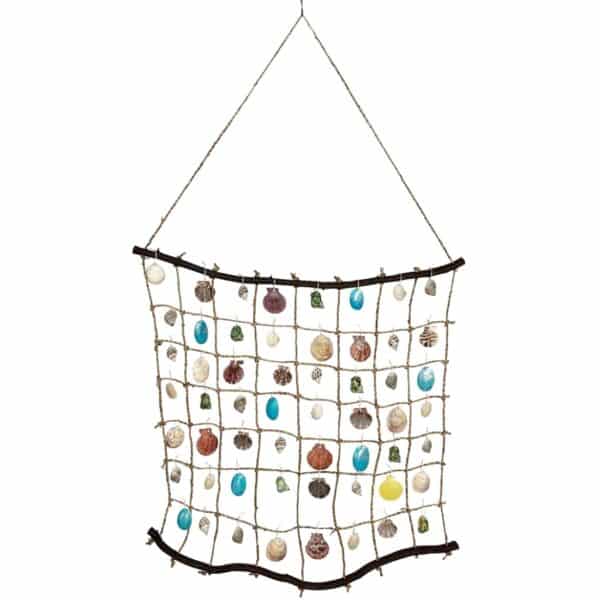 Assorted Shells Wall Decor Hanger 24x20"