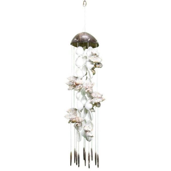 Ark & Conches Seashell Wind Chime 5x24"