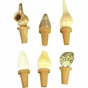 6 Loose Seashells Wine Corks (Set of 6)