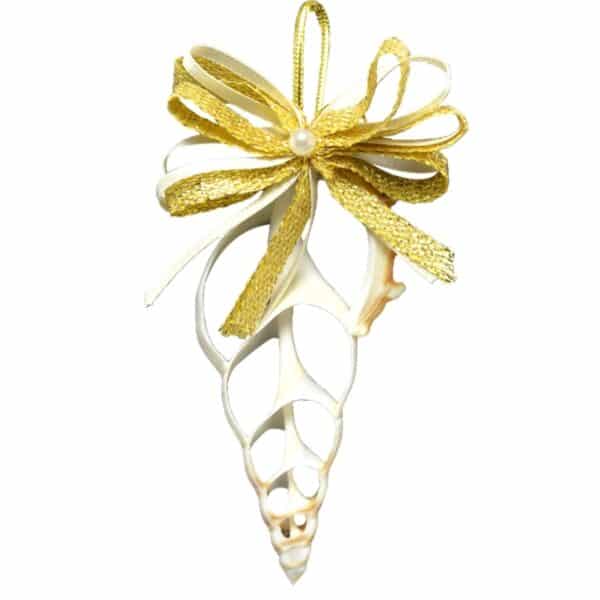2 Tibia Cut Christmas Holidays Ornaments 4-5" (Set of 2)