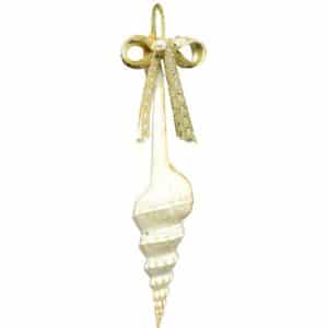 2 Spindle Christmas Holidays Ornaments Large 4.5-5.5" (Set of 2)