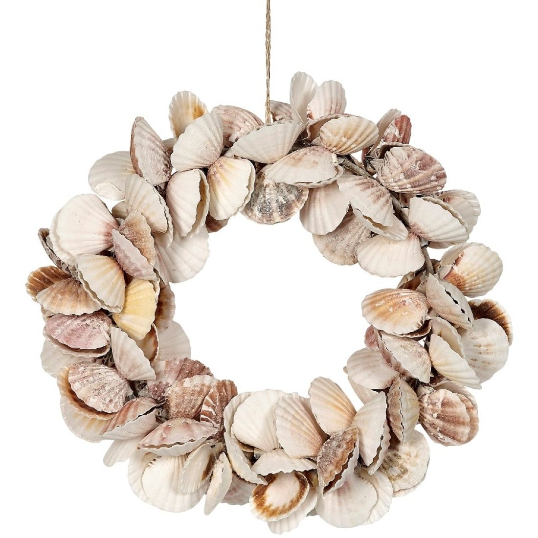 Scallop Shell Wreath 10"