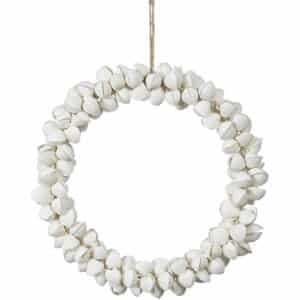 Clam Rose Shell Wreath 6"