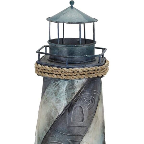 Metal and Capiz Lighthouse 16" - Image 2