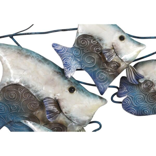 Banner Fish School Metal & Capiz Wall Decor 16.75" - Image 2
