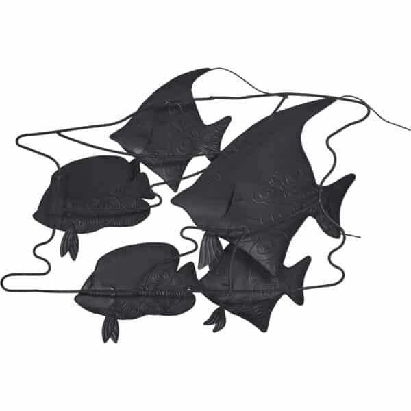 Banner Fish School Metal & Capiz Wall Decor 16.75" - Image 3