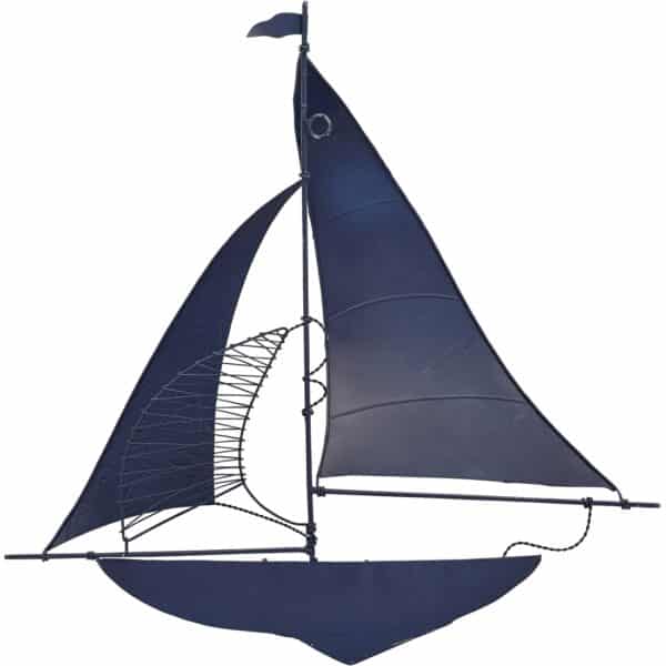 Metal Sailboat Wall Decor 22" - Image 3