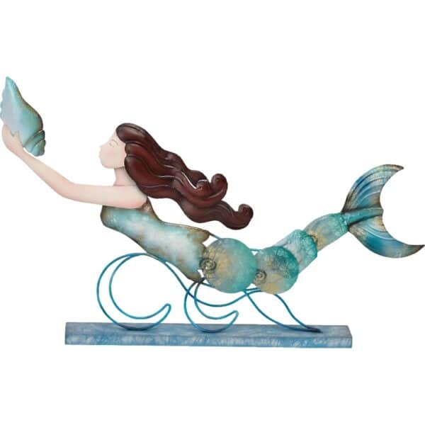 Capiz Mermaid on Stand 18x12"