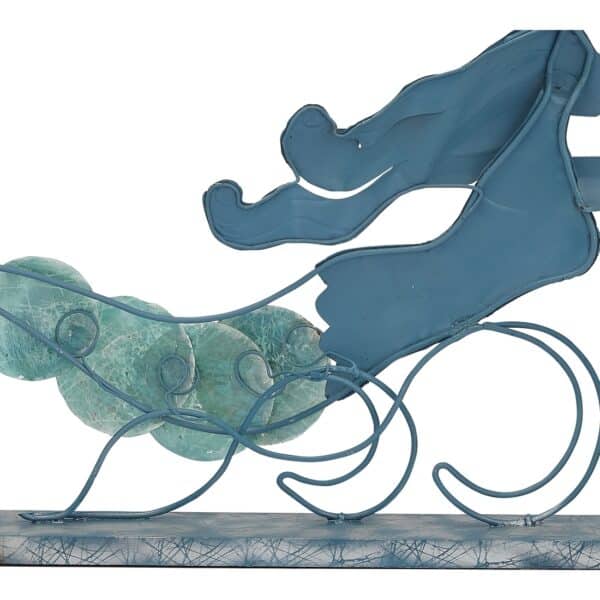Capiz Mermaid on Stand 18x12" - Image 3