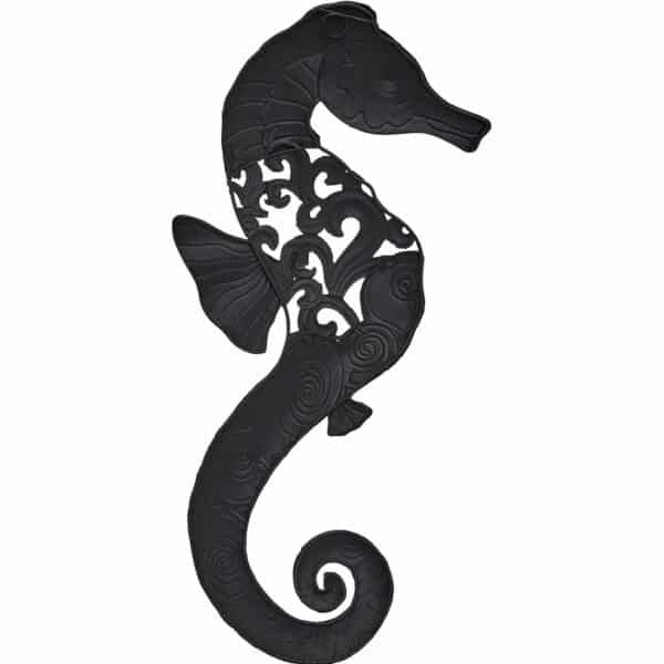 Metal and Capiz Seahorse 15" - Image 3