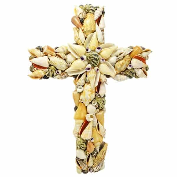 Natural Shell Cross 16"