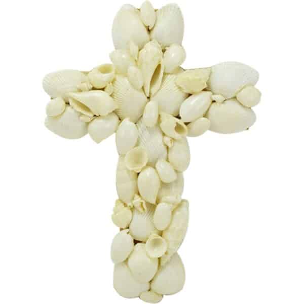 White Shell Cross 8"
