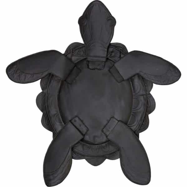 Metal & Capiz Art Ruffled Sea Turtle Wall Art - Image 2
