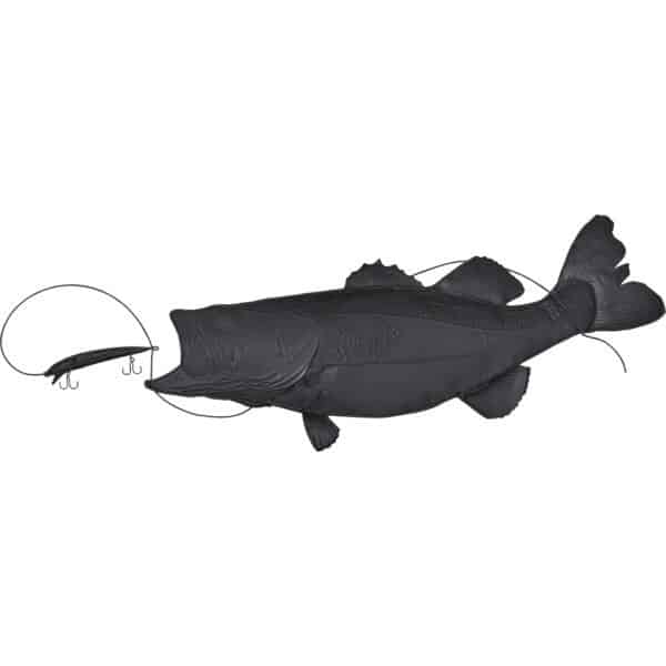 Bass Fish with Lure Wall Decor - Image 2