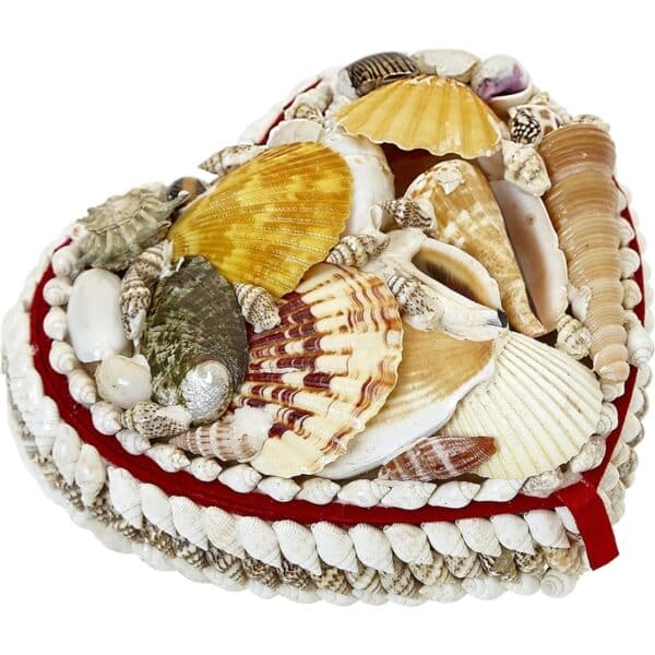 Heart Shape Jewelry Box 5x5" - Image 2