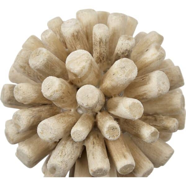 2 Driftwood Decorative Orbs 4" (Set of 2) - Image 2