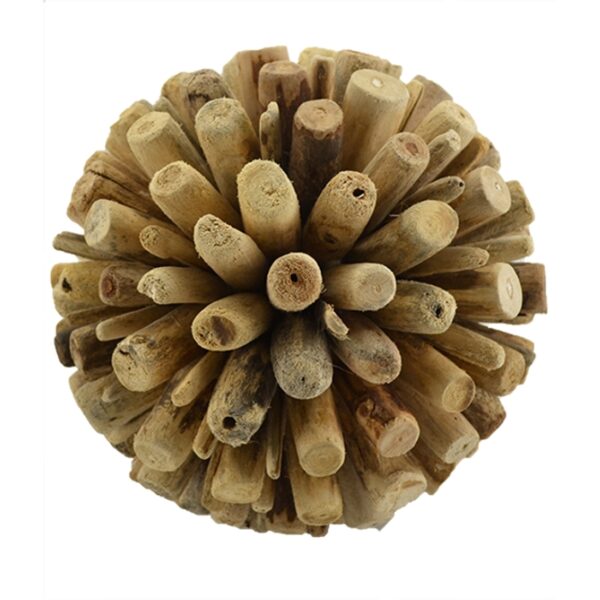 Driftwood Decorative Ball 6"