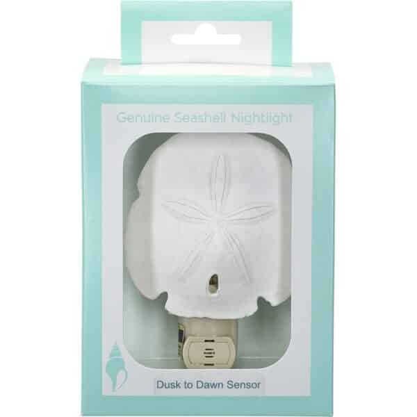 Sand Dollar Boxed Night Light with Auto Switch